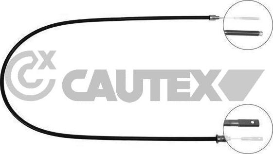 Cautex 766165 - Тросик, cтояночный тормоз autospares.lv