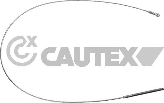 Cautex 766240 - Тросик, cтояночный тормоз autospares.lv