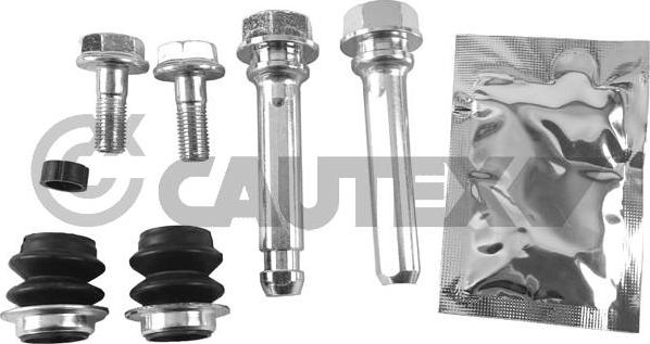 Cautex 760416 - Комплект направляющей гильзы, тормозной поршень autospares.lv