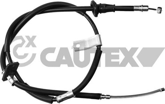 Cautex 761554 - Тросик, cтояночный тормоз autospares.lv