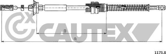 Cautex 761193 - Тросик газа autospares.lv