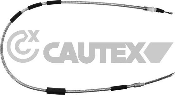 Cautex 761354 - Тросик, cтояночный тормоз autospares.lv