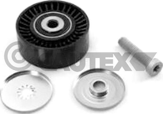 Cautex 761267 - Ролик, поликлиновый ремень autospares.lv