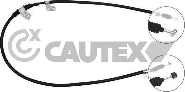 Cautex 761734 - Тросик, cтояночный тормоз autospares.lv