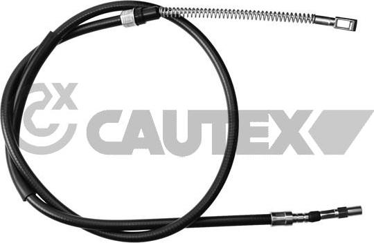 Cautex 763023 - Тросик, cтояночный тормоз autospares.lv