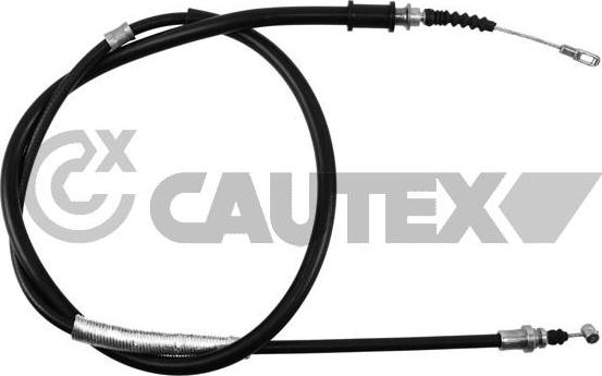 Cautex 763188 - Тросик, cтояночный тормоз autospares.lv