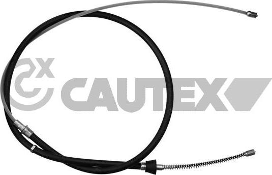 Cautex 762584 - Тросик, cтояночный тормоз autospares.lv