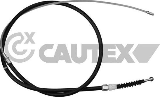 Cautex 762583 - Тросик, cтояночный тормоз autospares.lv