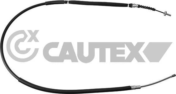 Cautex 762875 - Тросик, cтояночный тормоз autospares.lv