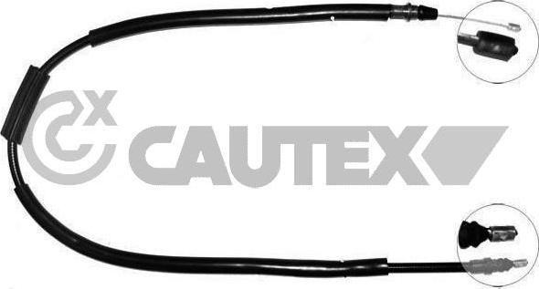 Cautex 762377 - Тросик, cтояночный тормоз autospares.lv