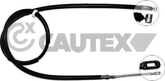 Cautex 708079 - Тросик, cтояночный тормоз autospares.lv