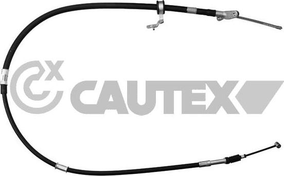 Cautex 708116 - Тросик, cтояночный тормоз autospares.lv