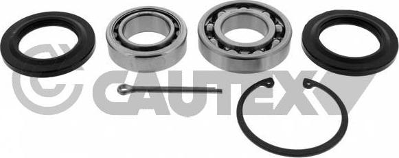 Cautex 774206 - Подшипник ступицы колеса, комплект autospares.lv