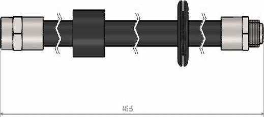 CAVO C900 432A - Тормозной шланг autospares.lv