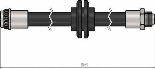 CAVO C900 566A - Тормозной шланг autospares.lv