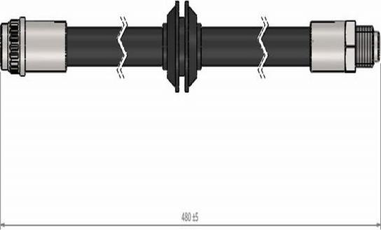 CAVO C900 567A - Тормозной шланг autospares.lv