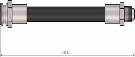 CAVO C900 587A - Тормозной шланг autospares.lv