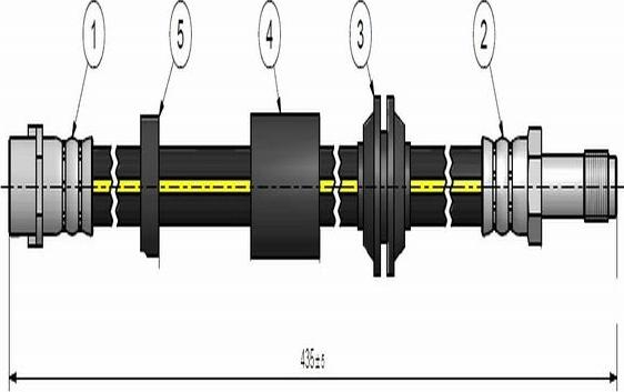 CAVO C900 600A - Тормозной шланг autospares.lv