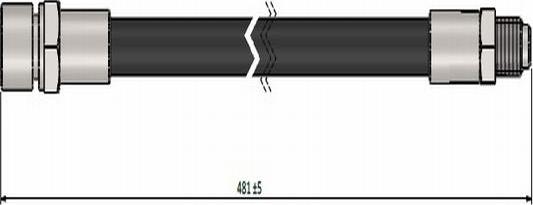 CAVO C900 670A - Тормозной шланг autospares.lv