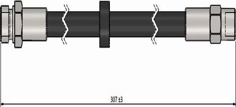 CAVO C900 889A - Тормозной шланг autospares.lv