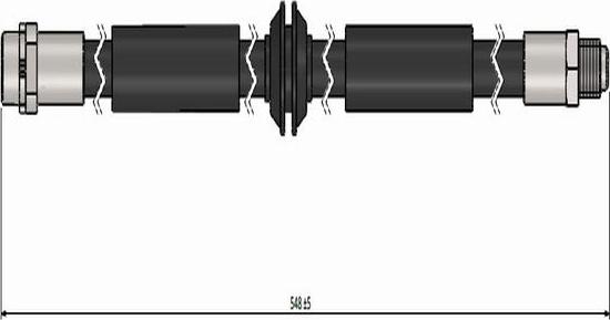 CAVO C900 885A - Тормозной шланг autospares.lv