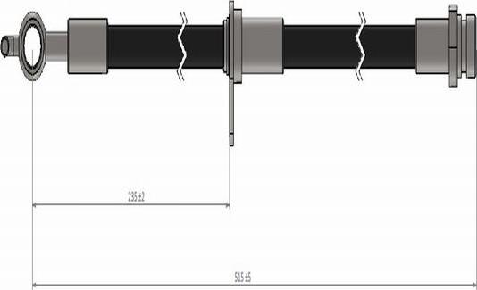 CAVO C900 321A - Тормозной шланг autospares.lv