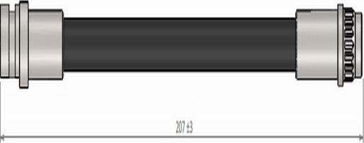 CAVO C900 287A - Тормозной шланг autospares.lv