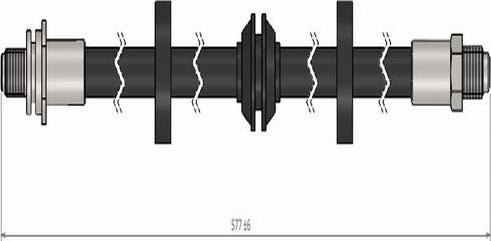 CAVO C900 731A - Тормозной шланг autospares.lv