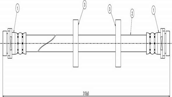 CAVO C800 441A - Тормозной шланг autospares.lv