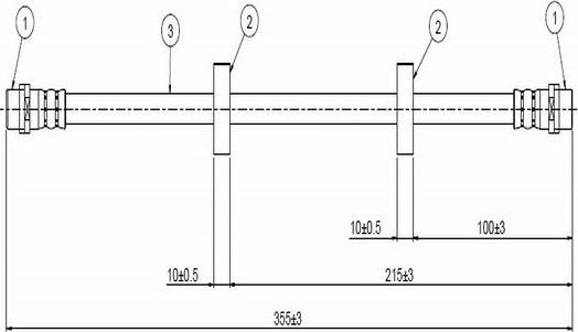 CAVO C800 428A - Тормозной шланг autospares.lv