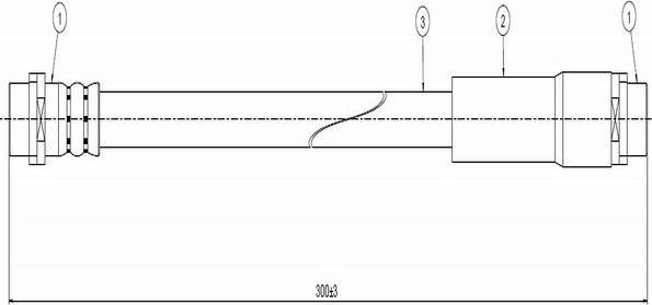 CAVO C800 427B - Тормозной шланг autospares.lv