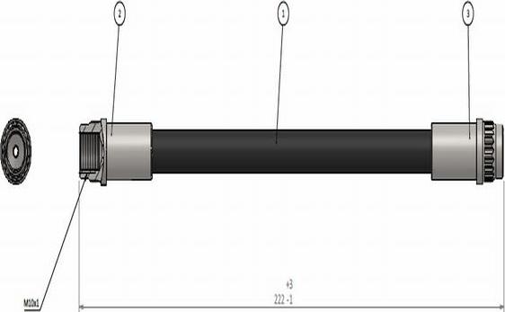 CAVO C800 564A - Тормозной шланг autospares.lv