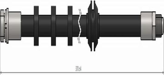 CAVO C800 562A - Тормозной шланг autospares.lv