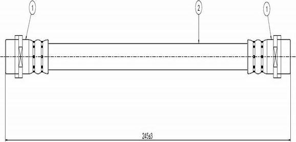 CAVO C800 064A - Тормозной шланг autospares.lv