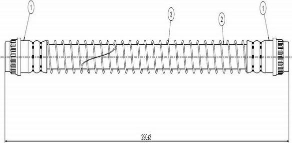 CAVO C800 375B - Тормозной шланг autospares.lv