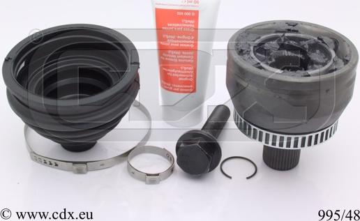 CDX 995/48 - Шарнирный комплект, ШРУС, приводной вал autospares.lv