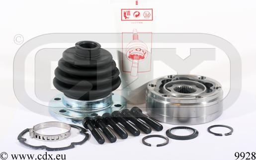 CDX 9928 - Шарнирный комплект, ШРУС, приводной вал autospares.lv