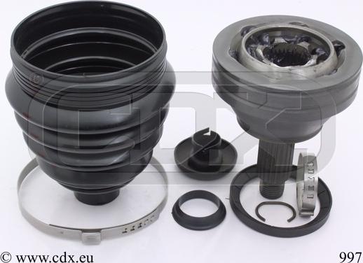 CDX 997 - Шарнирный комплект, ШРУС, приводной вал autospares.lv