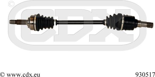 CDX 930517 - Приводной вал autospares.lv