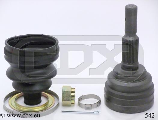 CDX 542 - Шарнирный комплект, ШРУС, приводной вал autospares.lv