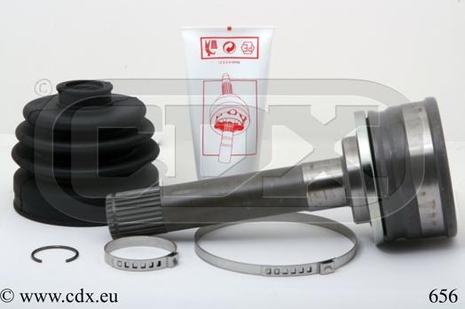 CDX 656 - Шарнирный комплект, ШРУС, приводной вал autospares.lv