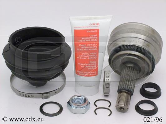 CDX 021/96 - Шарнирный комплект, ШРУС, приводной вал autospares.lv