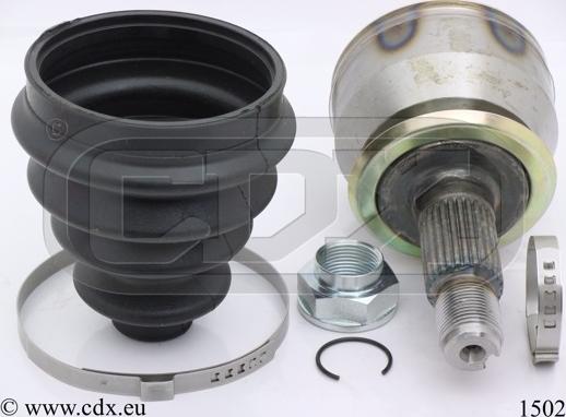 CDX 1502 - Шарнирный комплект, ШРУС, приводной вал autospares.lv