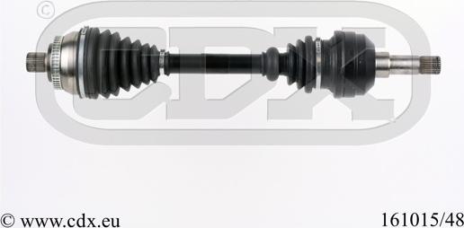 CDX 161015/48 - Приводной вал autospares.lv