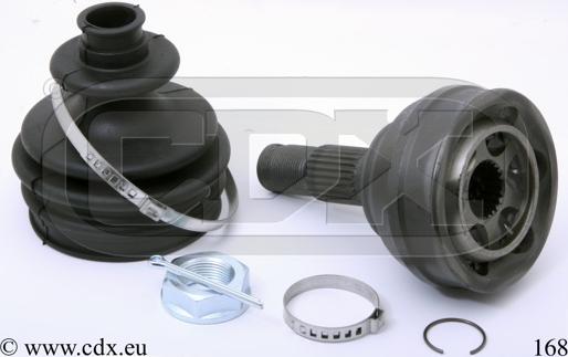 CDX 168 - Шарнирный комплект, ШРУС, приводной вал autospares.lv