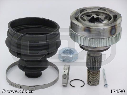 CDX 174/90 - Шарнирный комплект, ШРУС, приводной вал autospares.lv