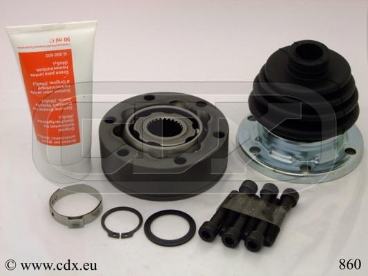 CDX 860 - Шарнирный комплект, ШРУС, приводной вал autospares.lv