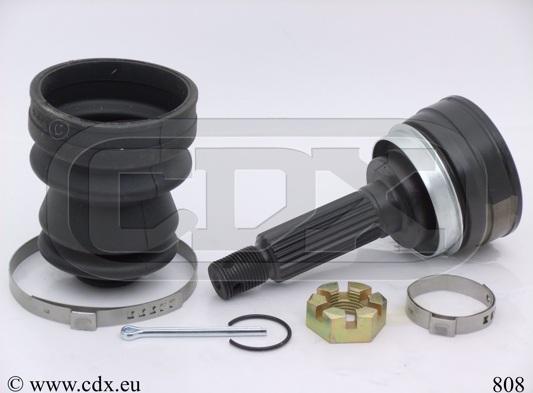 CDX 808 - Шарнирный комплект, ШРУС, приводной вал autospares.lv