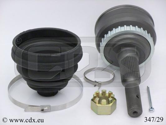 CDX 347/29 - Шарнирный комплект, ШРУС, приводной вал autospares.lv