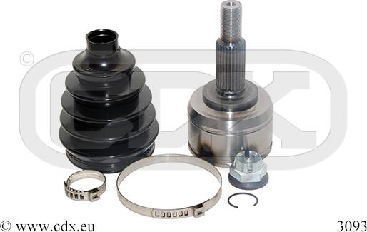 CDX 3093 - Шарнирный комплект, ШРУС, приводной вал autospares.lv